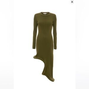 JW ANDERSON
Bumper-tube long sleeve asymmetric dress